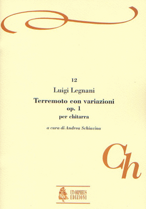 Book cover for Terremoto con Variazioni Op. 1 for Guitar