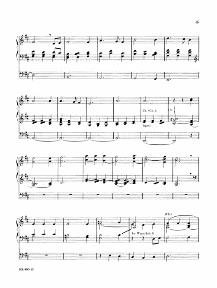 Wood Works for Organ, Book 2 Organ Solo scores gallery preview page 11