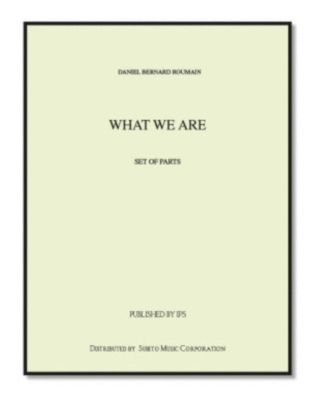 What We Are (Human)