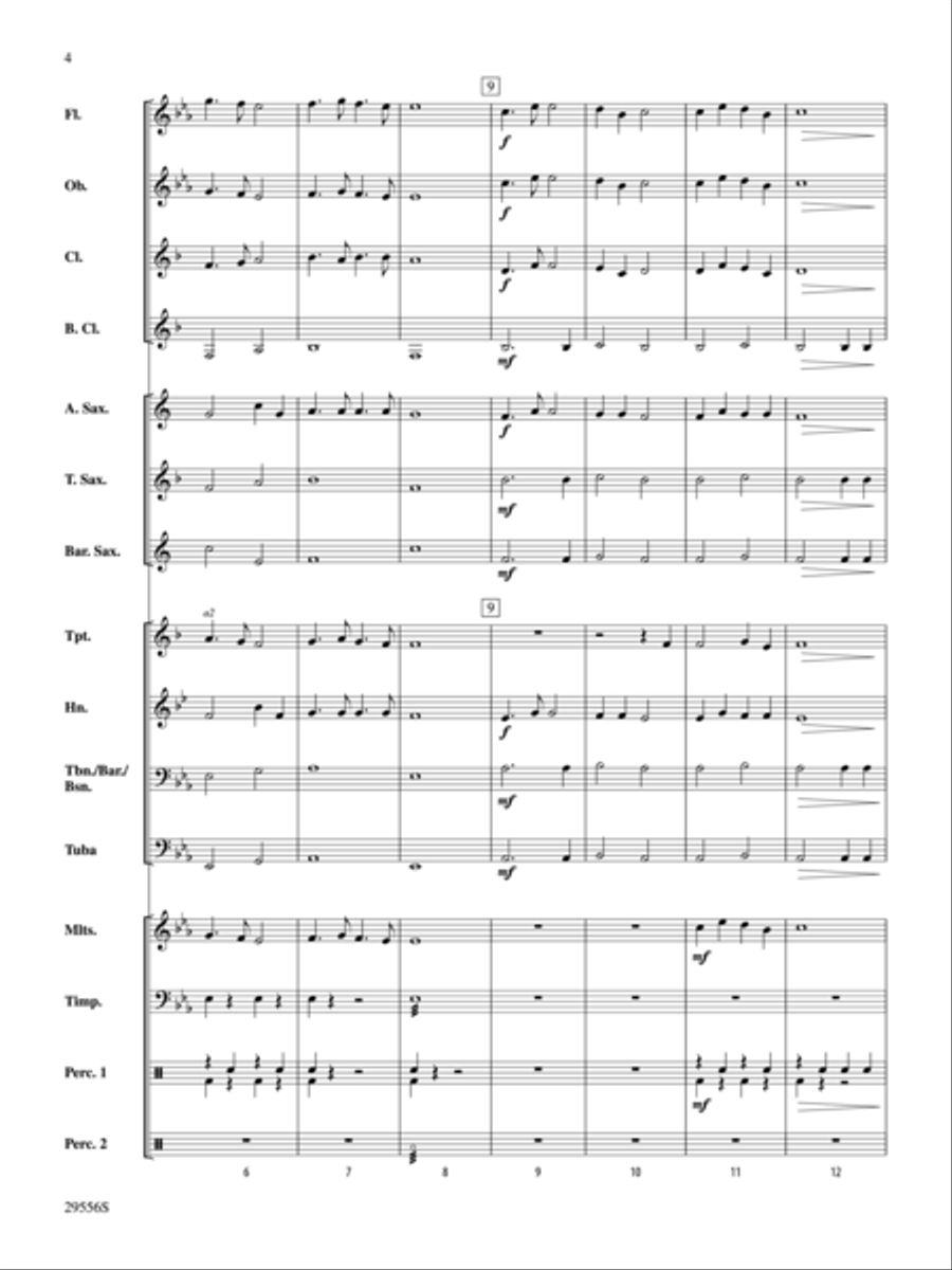 Belwin Beginning Band Kit #4 (Score only) Concert Band scores gallery preview page 3