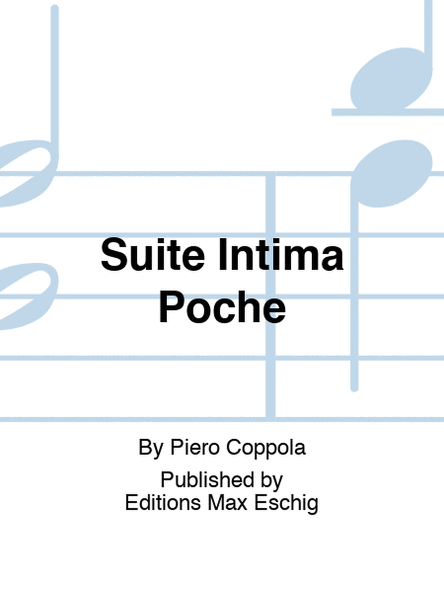 Suite Intima Poche