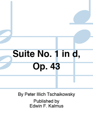 Book cover for Suite No. 1 in d, Op. 43