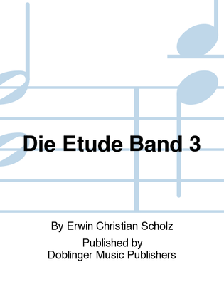Book cover for Die Etude Band 3