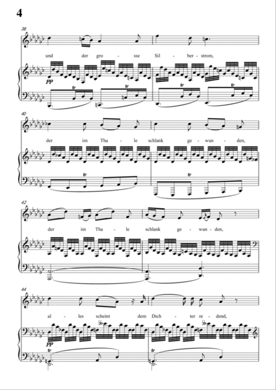 Schubert-Abendröth in bG for Vocal and Piano Voice scores gallery preview page 5