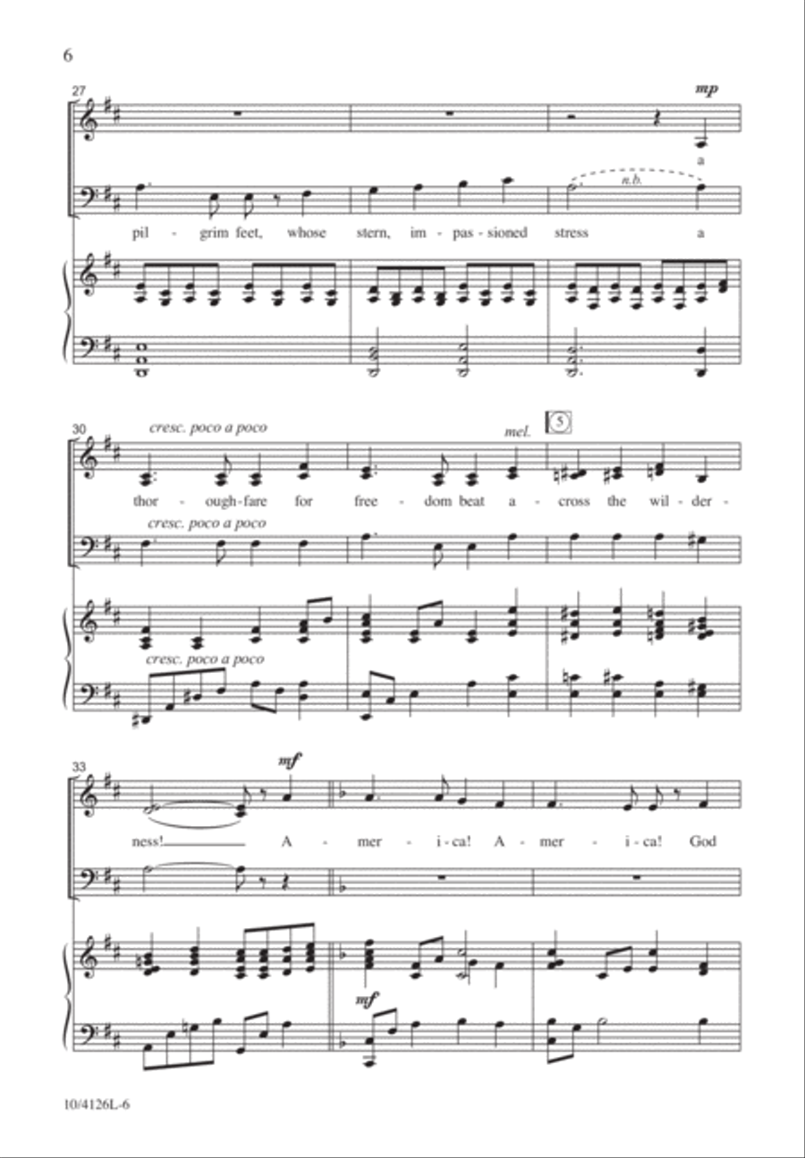 America 3-Part scores gallery preview page 6