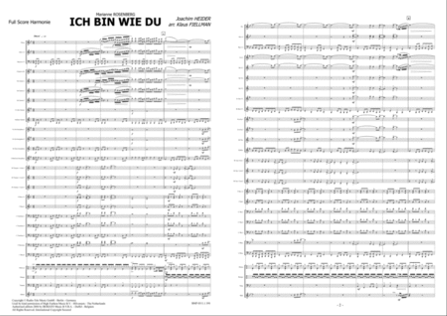 Ich Bin Wie Du Ich Bin Wie Du Fanfare Band scores gallery preview page 2