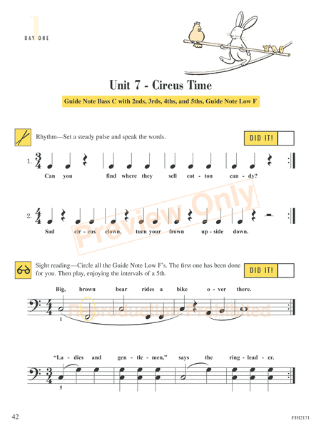 Sight Reading & Rhythm Every Day, Let's Get Started Book B