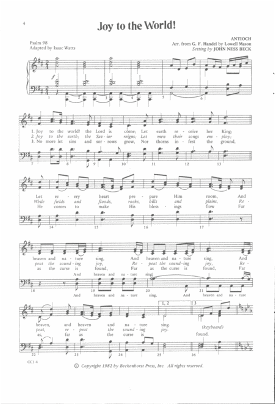 Small Choir Collection - Christmas Carols and Codas 4-Part scores gallery preview page 3