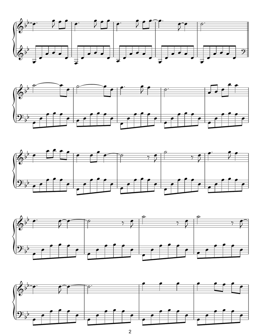 The Crane Dance The Crane Dance Piano Solo scores gallery preview page 2