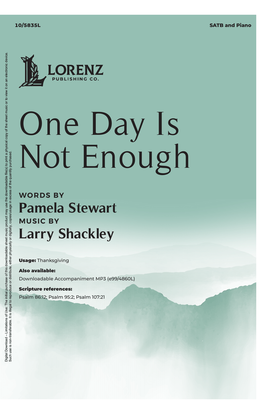 One Day Is Not Enough