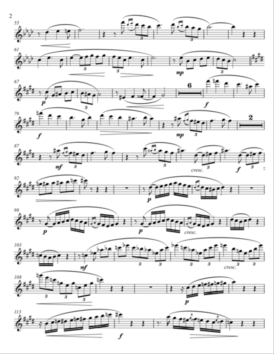 Mel Bonis, Sonata for Flute & Piano Belle Epoque Mel Bonis, Sonata for Flute & Piano Belle Epoque Flute Solo scores gallery preview page 3
