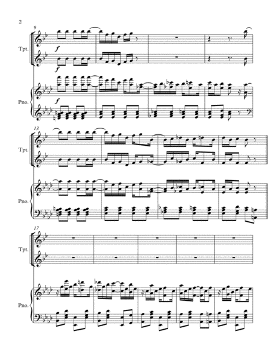 Maple Leaf Rag Maple Leaf Rag Trumpet Solo scores gallery preview page 2