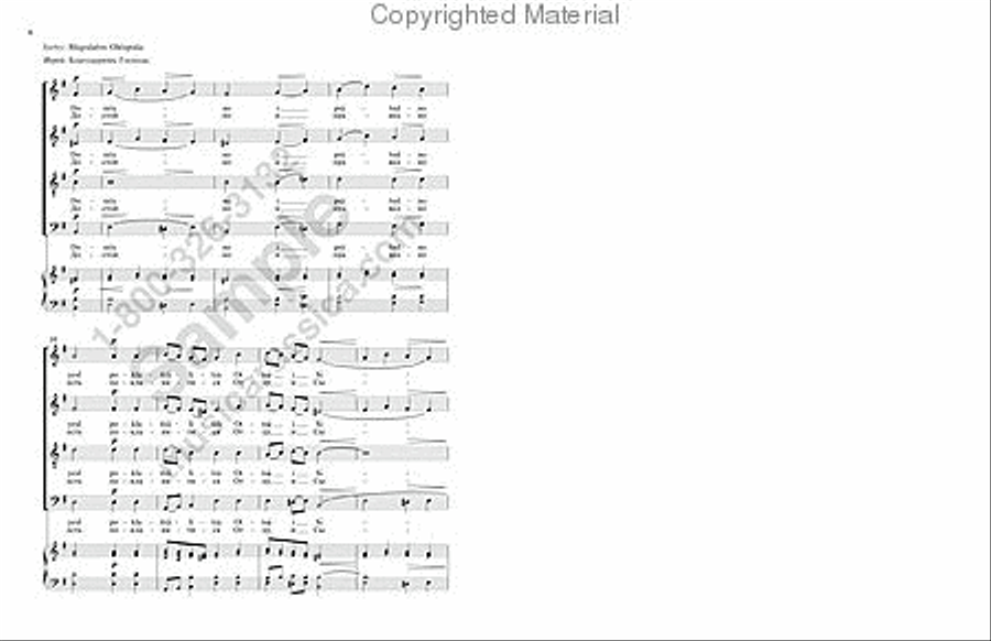 A Mercy of Peace 4-Part scores gallery preview page 4