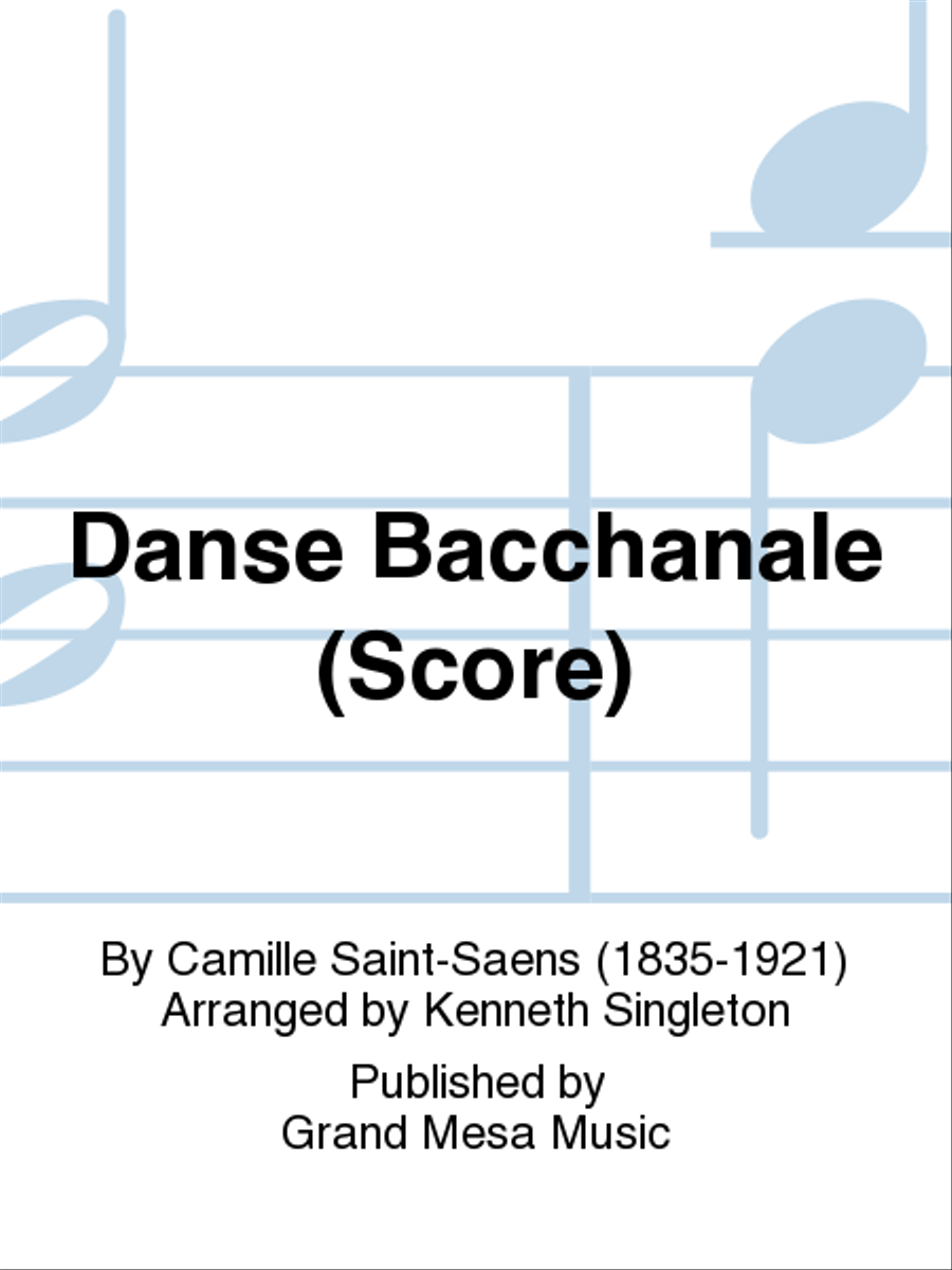 Danse Bacchanale Concert Band scores gallery preview page 1