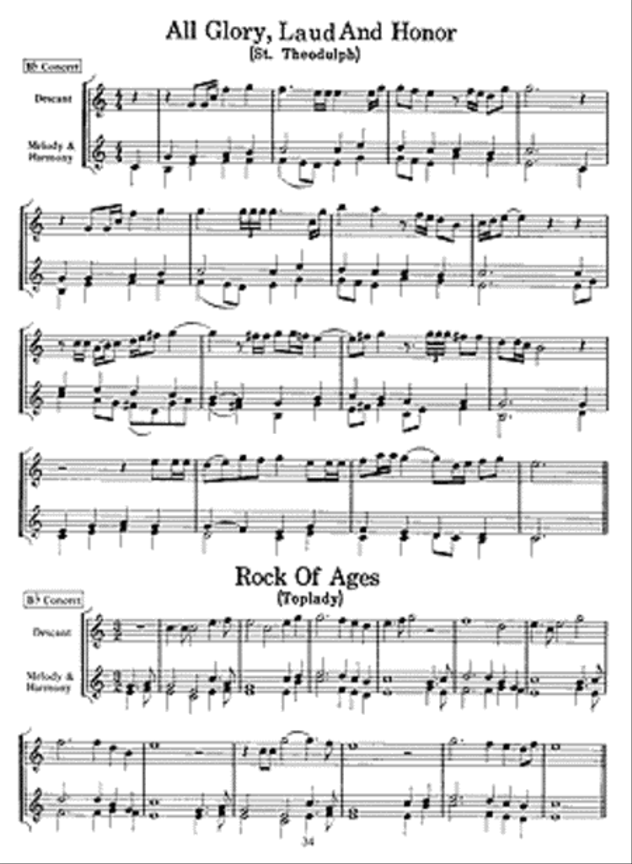 Hymns & Descants for Trumpet Trumpet Solo scores gallery preview page 4