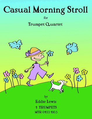 Book cover for Casual Morning Stroll Easy Trumpet Quartet