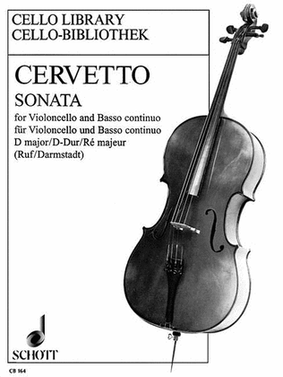 Book cover for Sonata In D Vc/pf