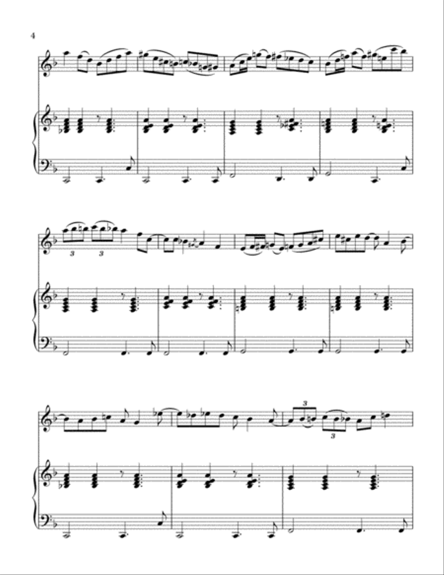 Jazz 'n' Samba (so Danco Samba) Piano scores gallery preview page 5