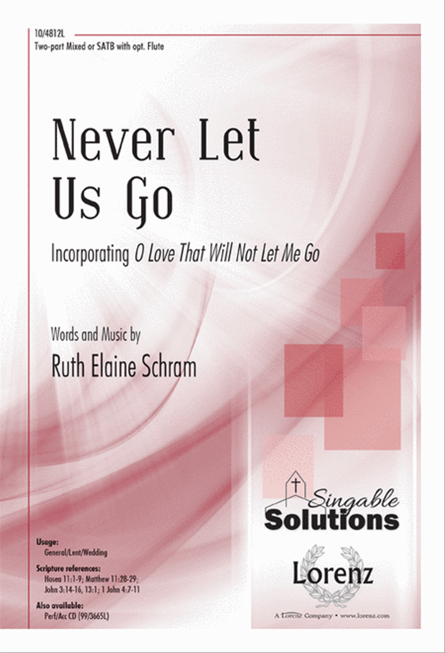 Never Let Us Go 2-Part scores gallery preview page 1