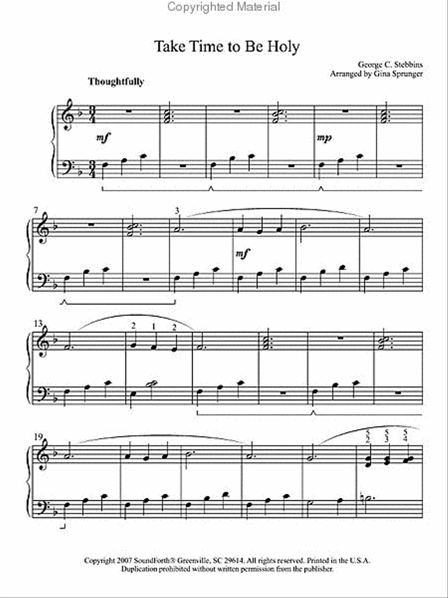 More Simple Hymns for the Beginning Pianist Piano Solo scores gallery preview page 4