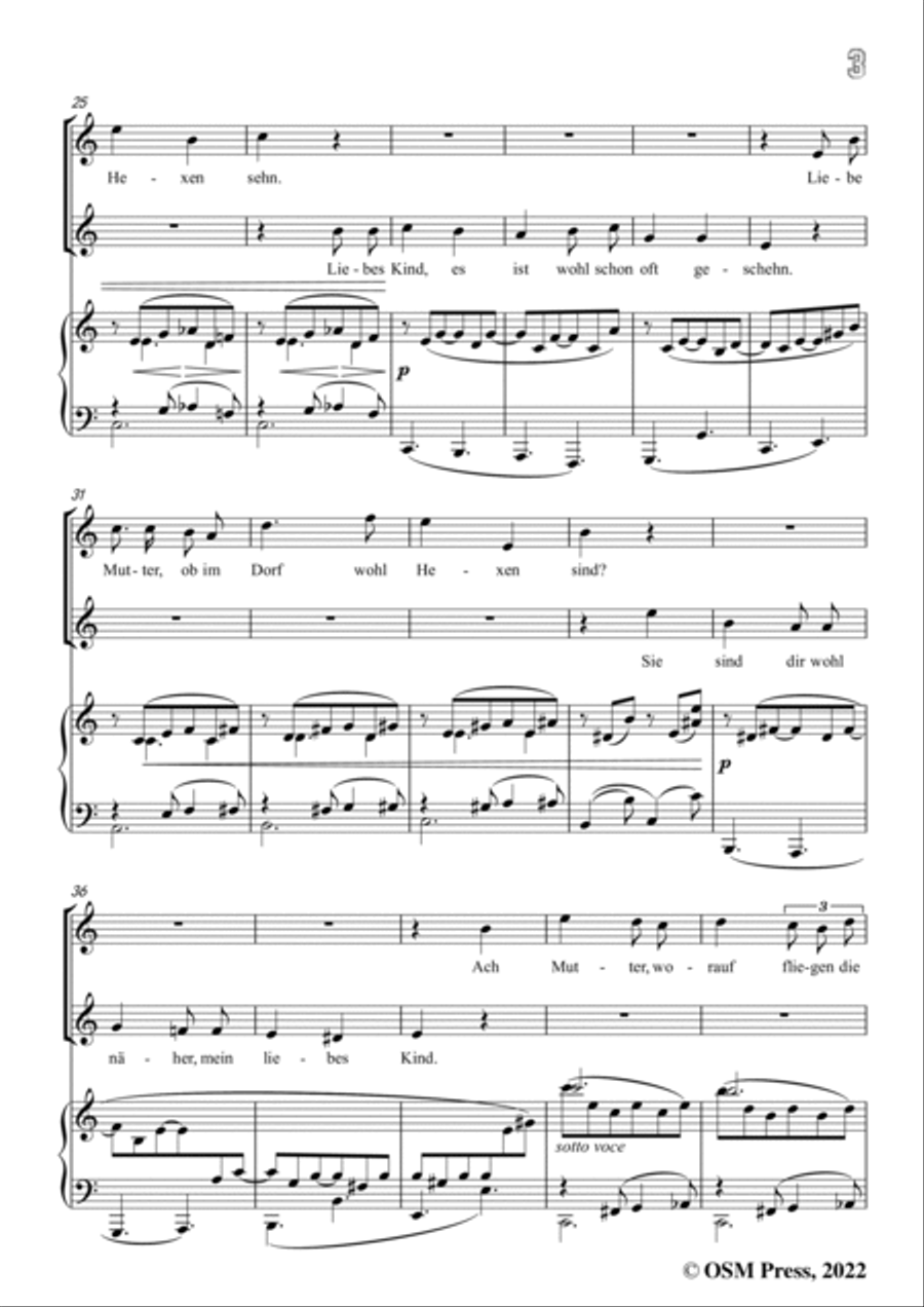 Brahms-Walpurgisnacht-Walpurgis Night,Op.75 No.4,in a minor Voice scores gallery preview page 5