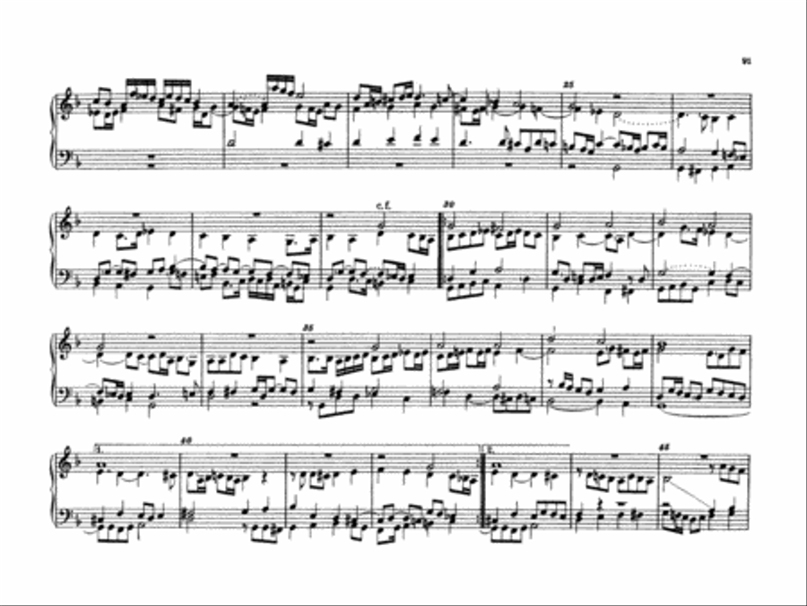 Pachelbel: Selected Organ Works, Volume III Organ scores gallery preview page 2