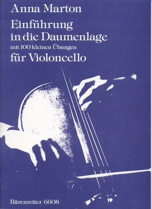 Book cover for Einführung in die Daumenlage