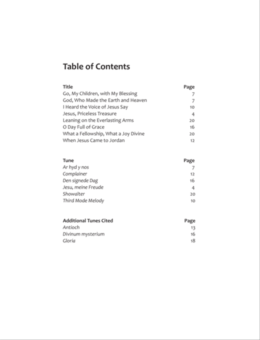 Six General Hymn Improvisations, Set 3 Organ scores gallery preview page 2