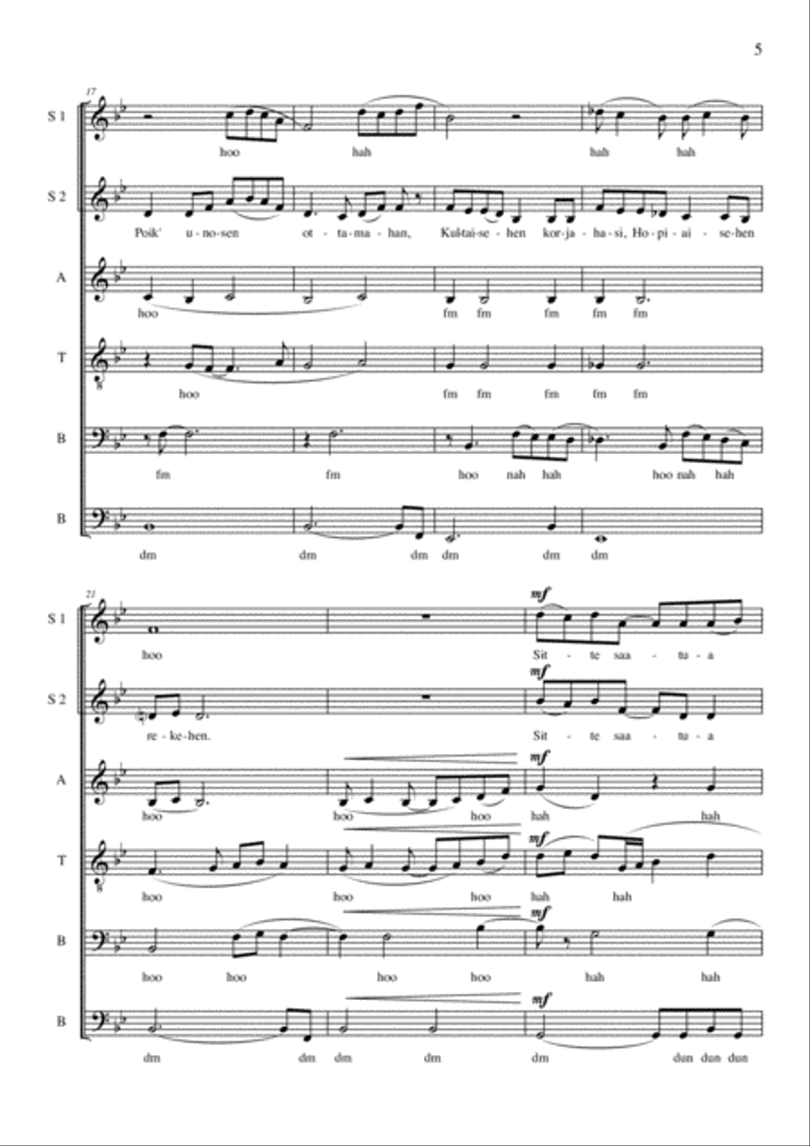 Tuuti Lasta Tuuti Lasta SSATBB scores gallery preview page 5
