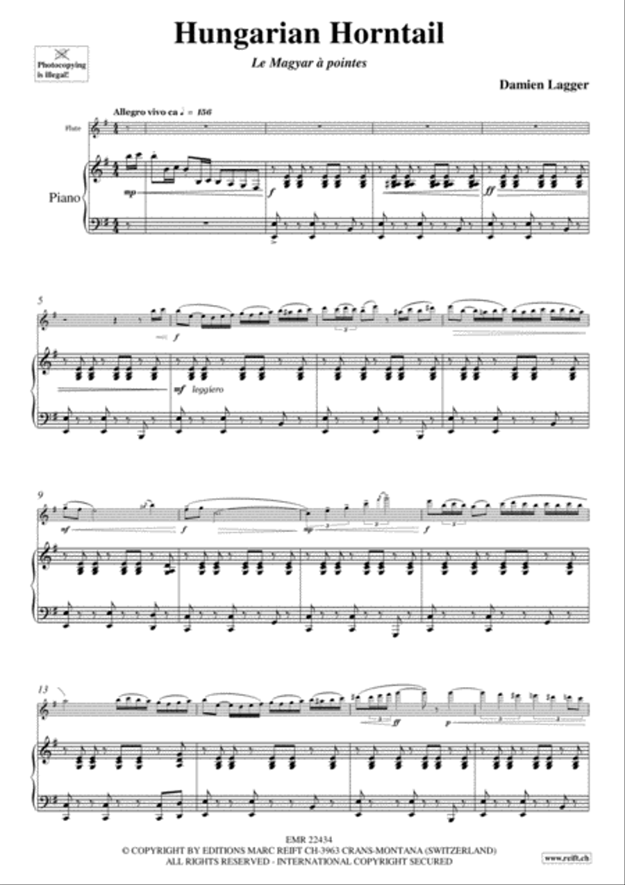 Hungarian Horntail Hungarian Horntail Flute Solo scores gallery preview page 3