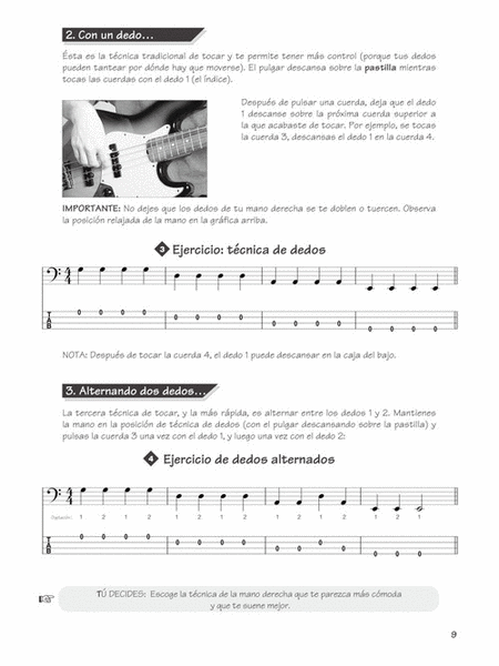 FastTrack Bass Method 1 – Spanish Edition image number null