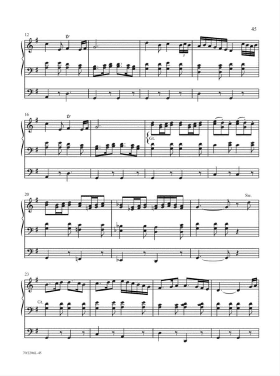 The Organist's Library, Vol 66 Organ Solo scores gallery preview page 21