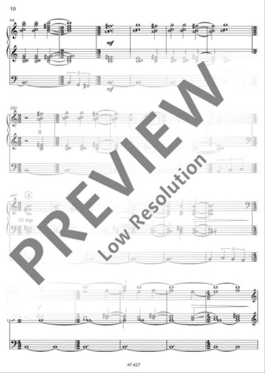 Cantus ad pacem Organ scores gallery preview page 11