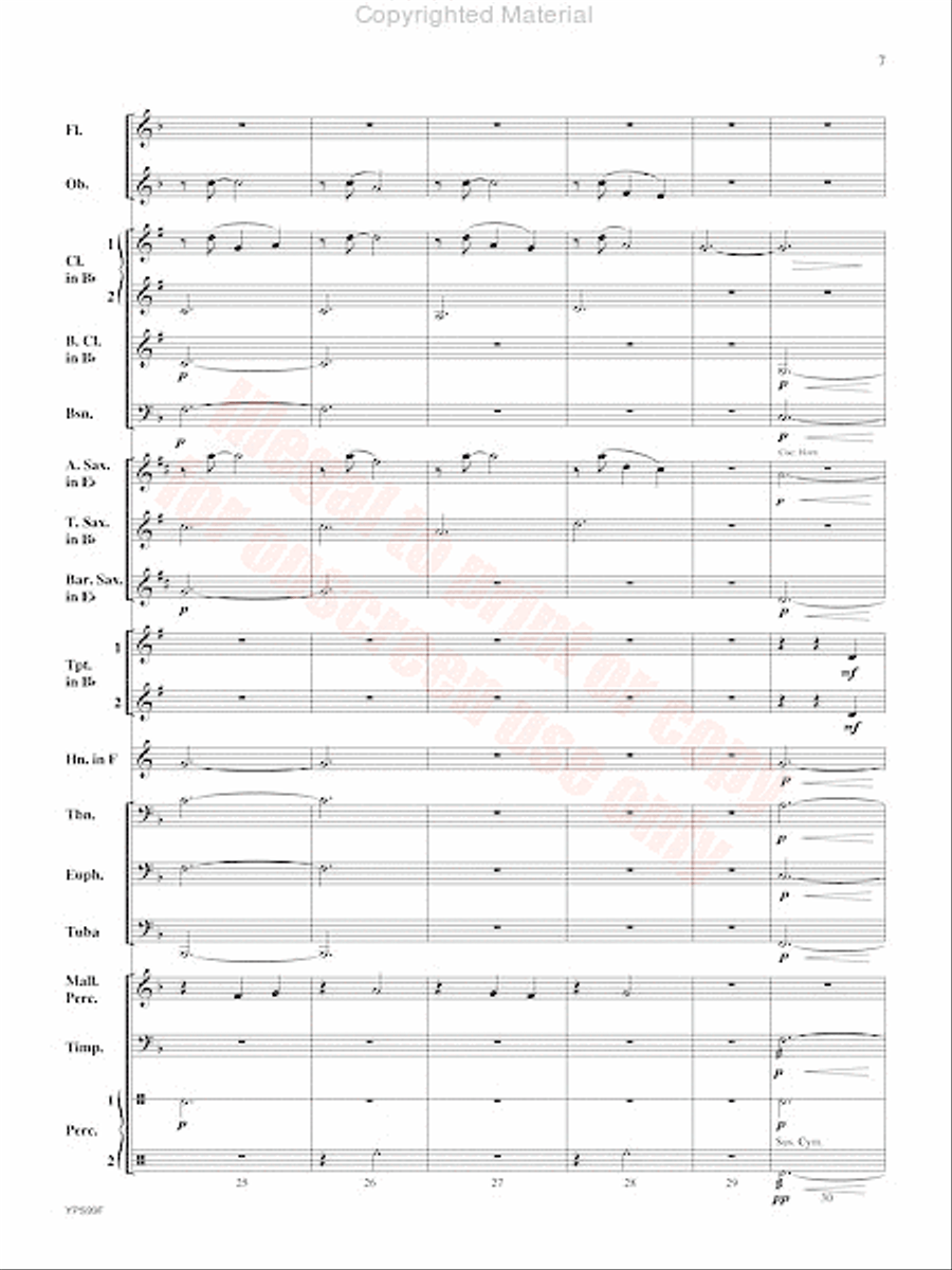 Amazing Grace Amazing Grace Concert Band scores gallery preview page 8