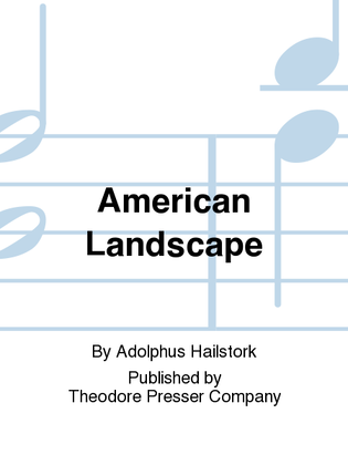 Book cover for American Landscape No. 2