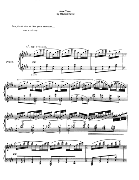 Jeux D'eau - Maurice Ravel 
