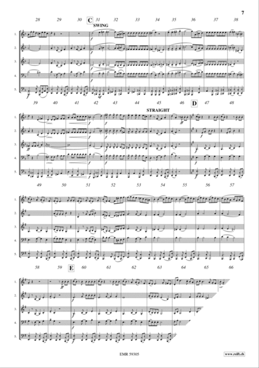 Woodwind Quintet Collection Volume 7 Woodwind Quintet scores gallery preview page 5