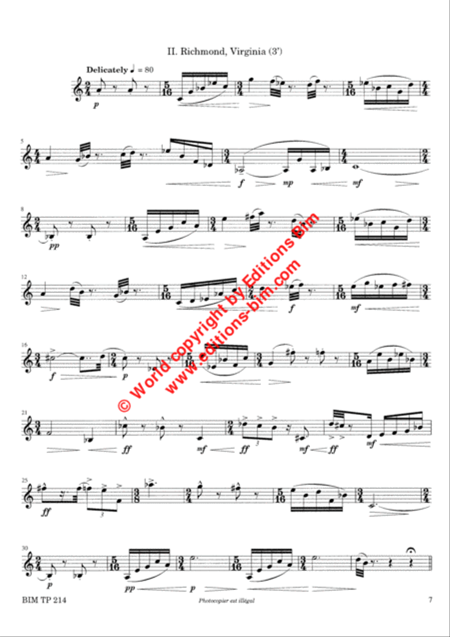 Notes from Faraway Places Trumpet Solo scores gallery preview page 4