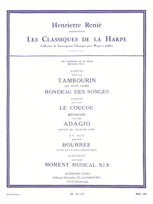 Book cover for Les Classiques de la Harpe - Volume 3