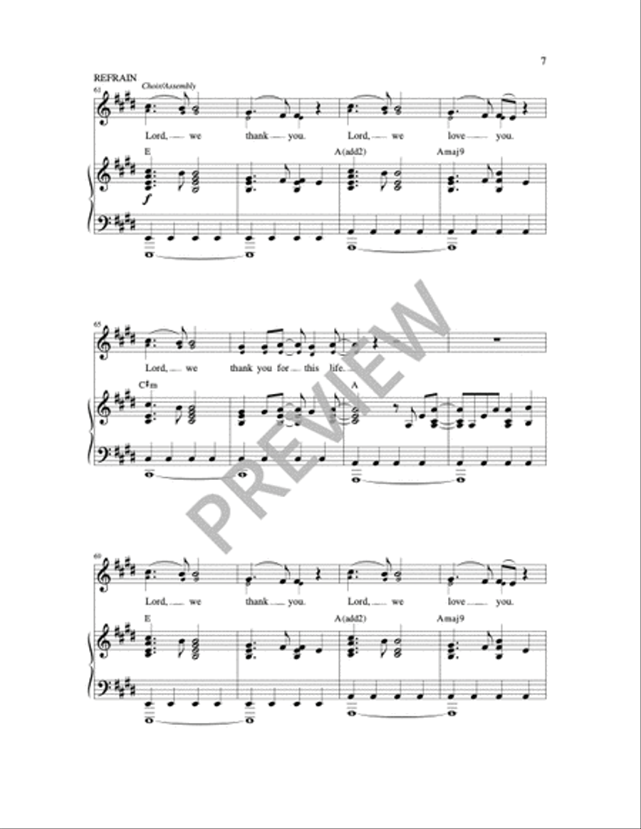 For the Beauty of the Earth 3-Part scores gallery preview page 5