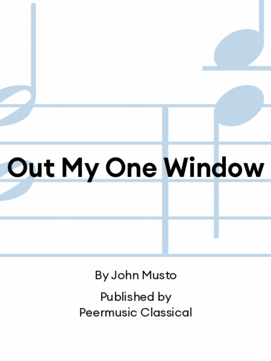 Out My One Window Chamber Music scores gallery preview page 1