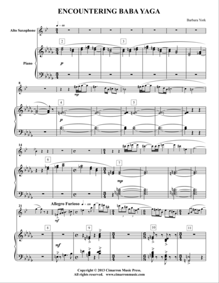 Encountering Baba Yaga Encountering Baba Yaga Piano Accompaniment scores gallery preview page 2