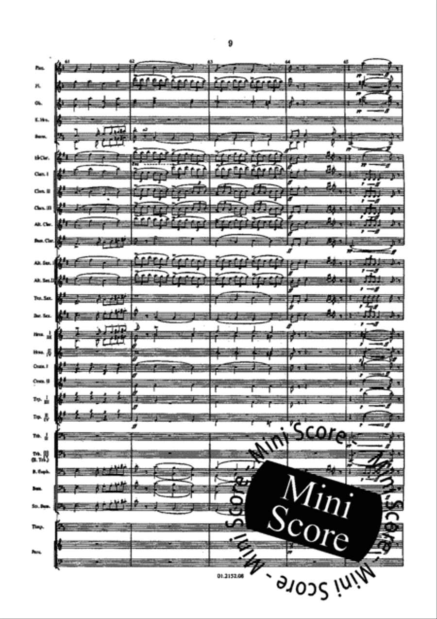 Le Roi D'Ys Concert Band scores gallery preview page 15