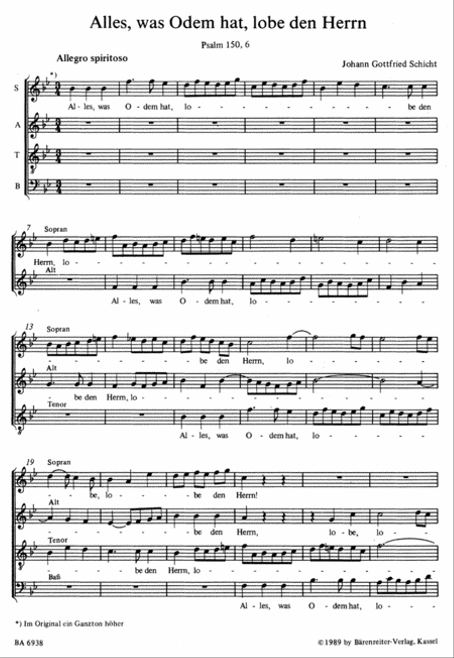 Motetten und Psalmen 4-Part scores gallery preview page 2
