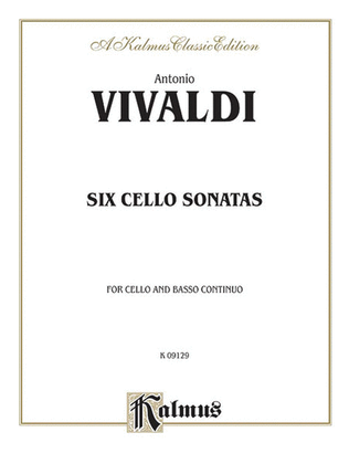 Book cover for Six Sonatas for Cello and Basso Continuo