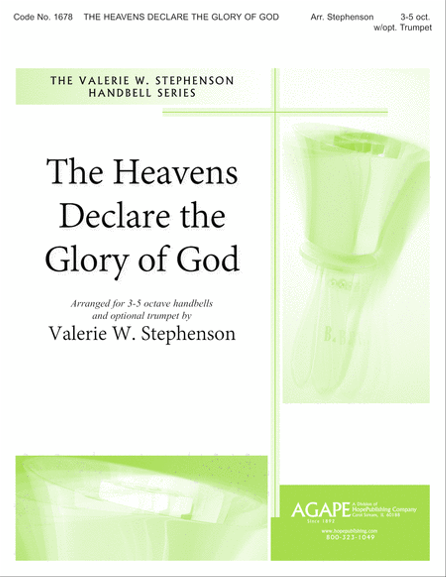 The Heavens Declare the Glory of God Handbell Choir scores gallery preview page 1