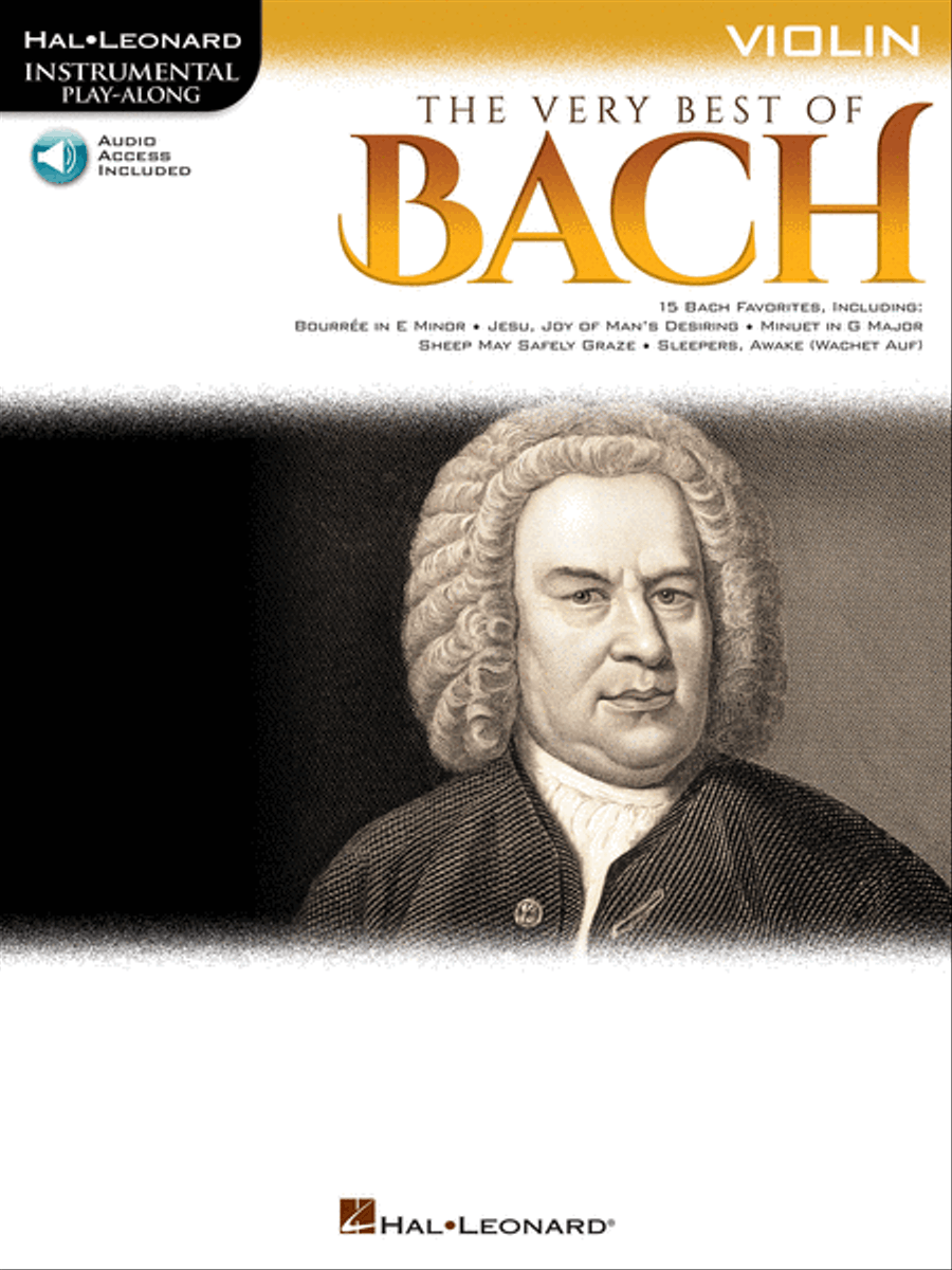 The Very Best of Bach Violin scores gallery preview page 1