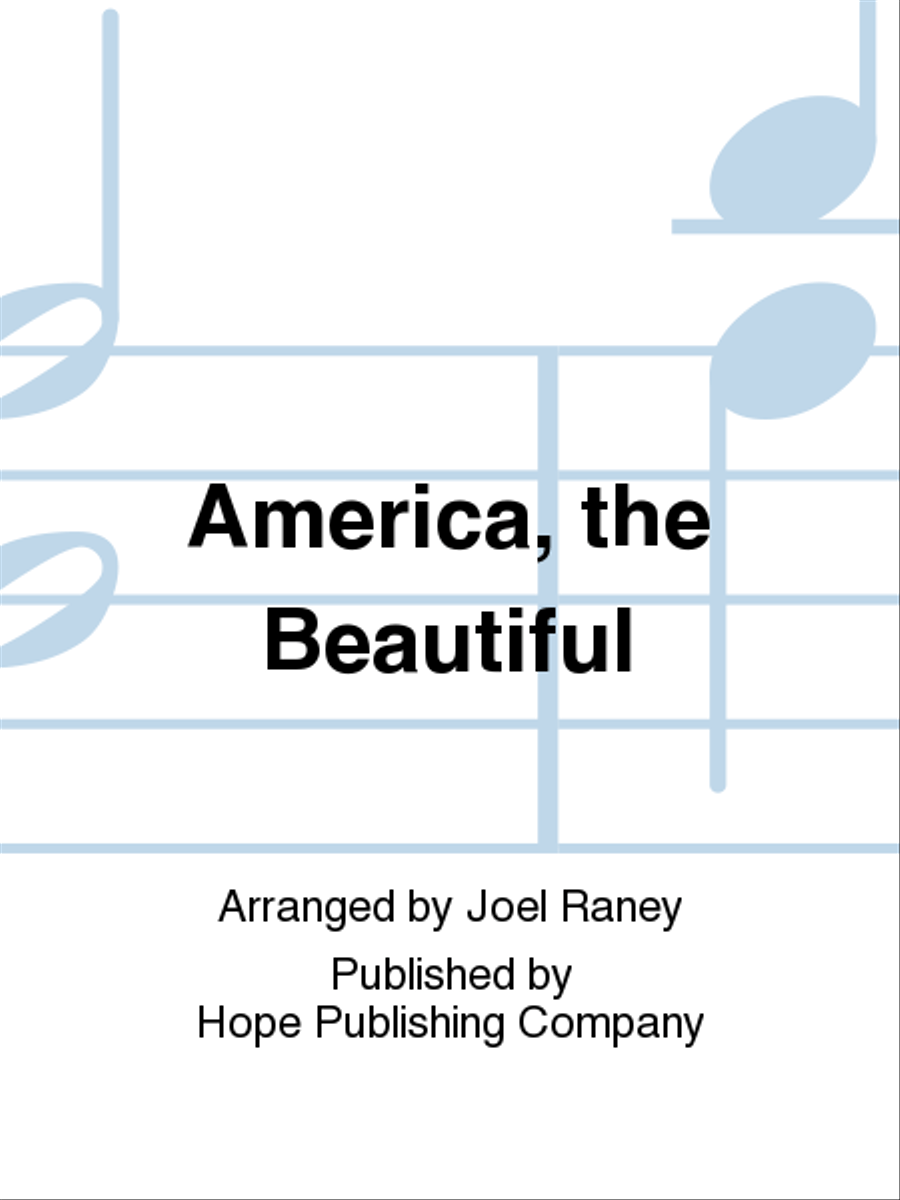 America, the Beautiful 4-Part scores gallery preview page 1