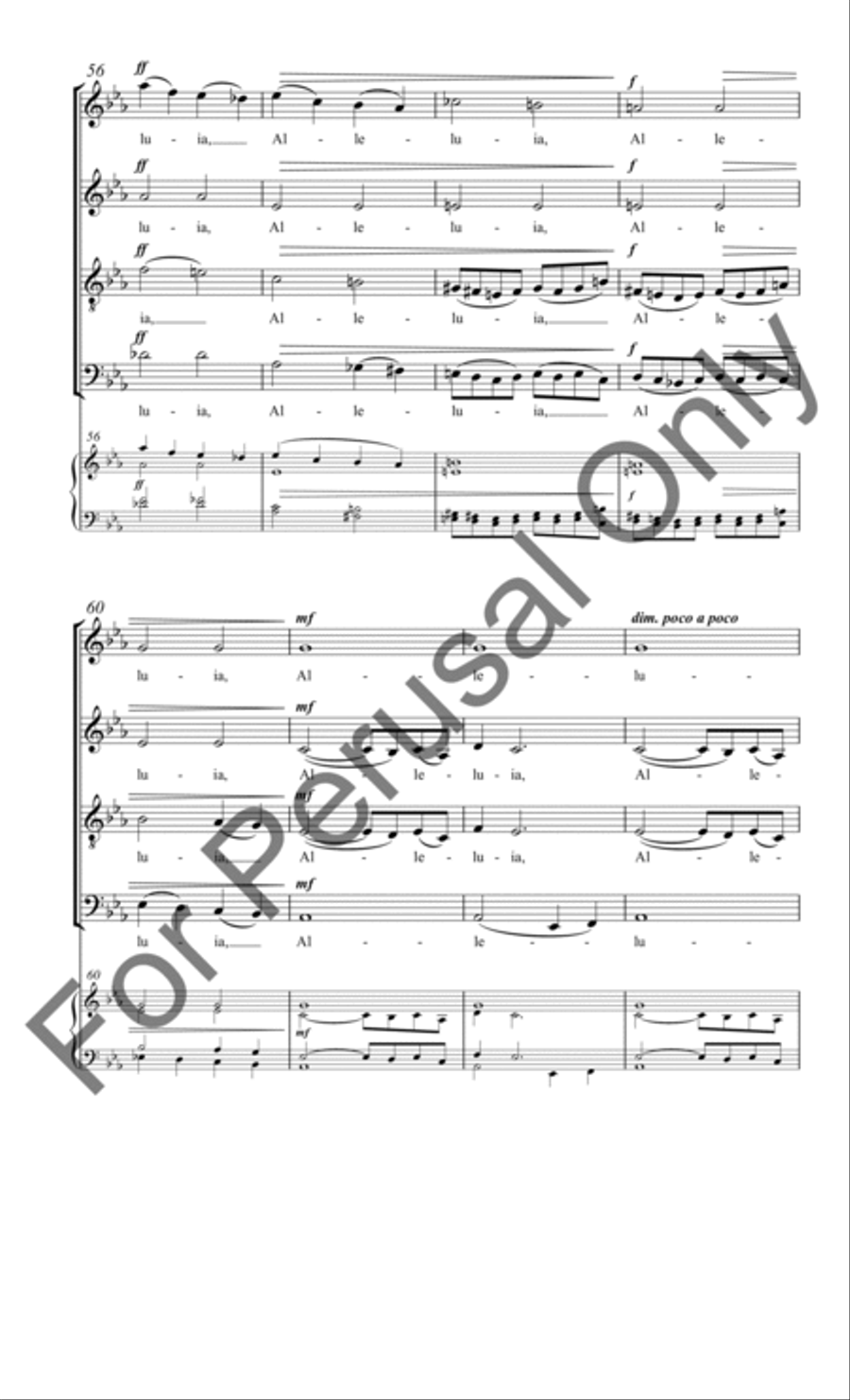 Alleluia! Divisi scores gallery preview page 7