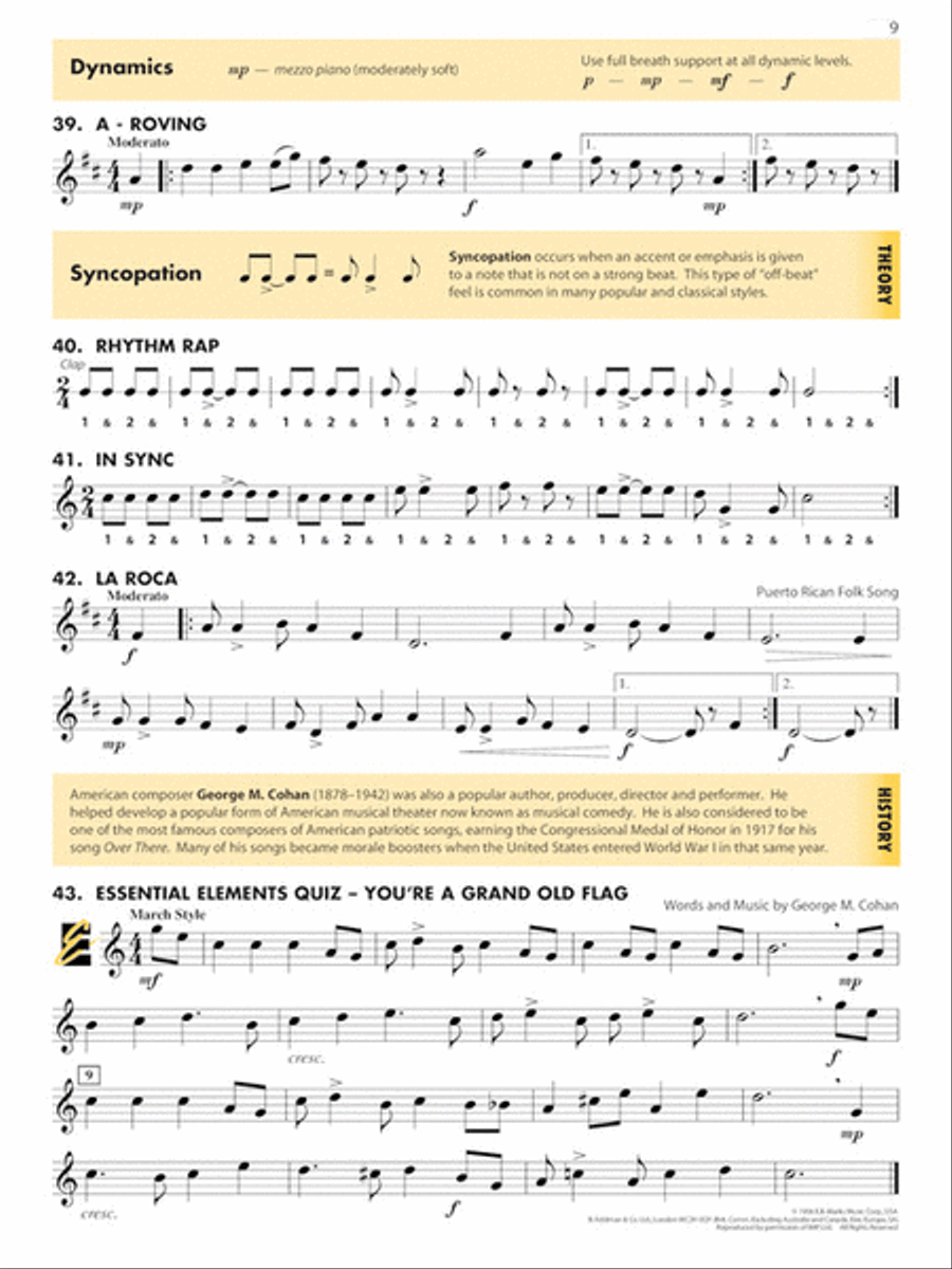 Essential Elements for Band – Book 2 with Online Resources Concert Band Methods scores gallery preview page 3